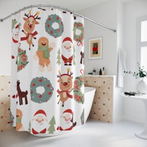 Christmas Shower Curtains
