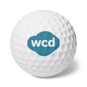 WCD Golf Balls, 6pcs