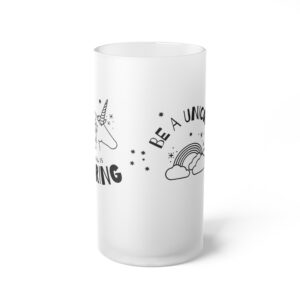 Frosted Glass Beer Mug