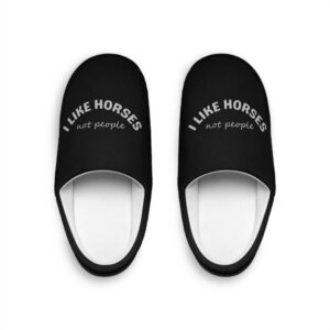 I Like Horses Women’s Indoor Slippers